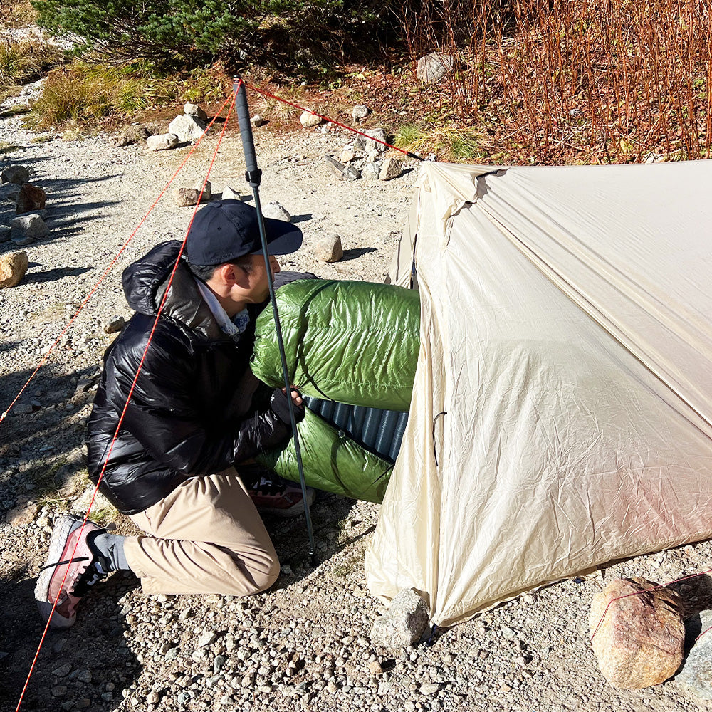 ENLIGHTENED EQUIPMENT》ダウンキルト＆TORRID シリーズ 秋の北アルプスでの使用レビュー – BAMBOO SHOOTS  ONLINE