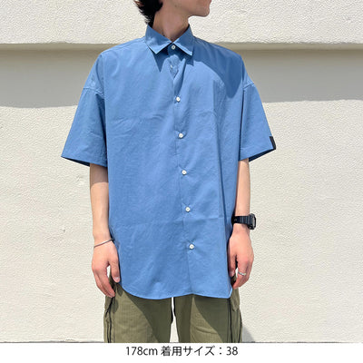 【2024春夏】2241-SH12-010 ハーフスリーブ ビッグシャツ