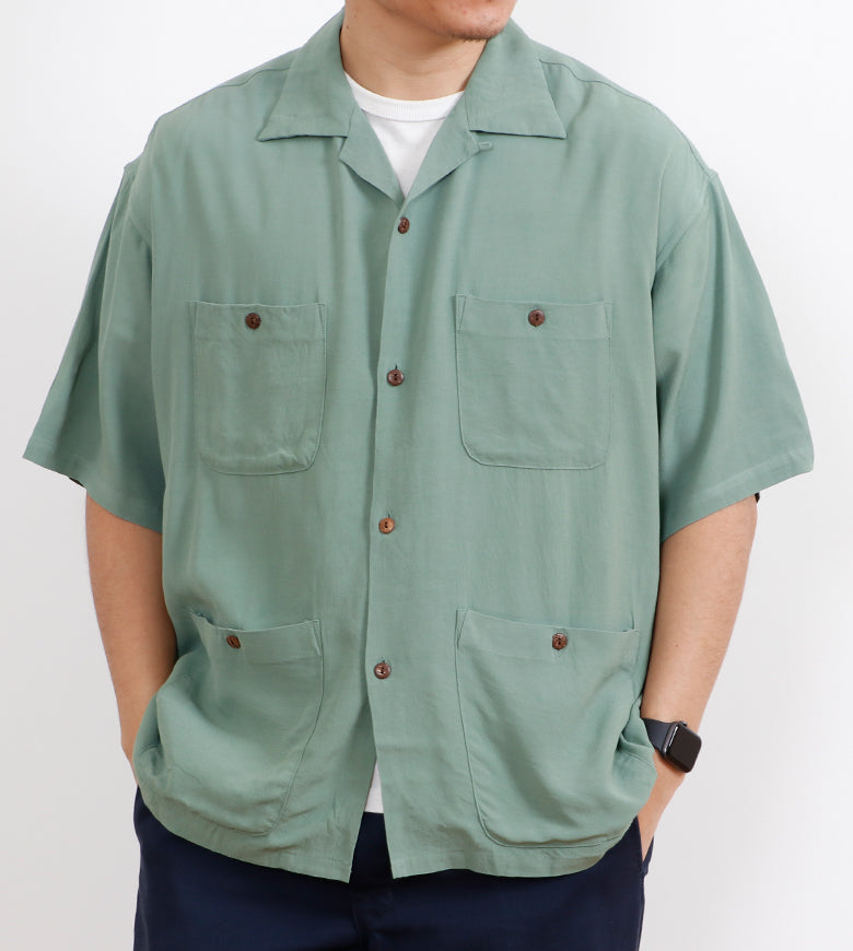 BAMBOO SHOOTS (バンブーシュート）SHORT SLEEVE TROPICAL CUBAN SHIRT