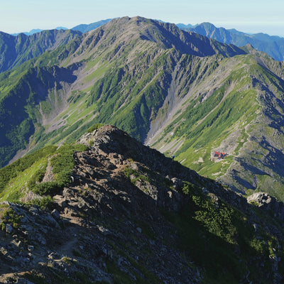【白根三山テント泊縦走】標高3000m稜線漫歩