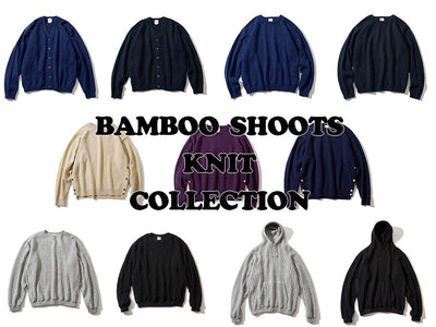 今年はニットが豊作です!〈BAMBOO SHOOTS / バンブーシュート〉デザイン豊富なニットコレクション。