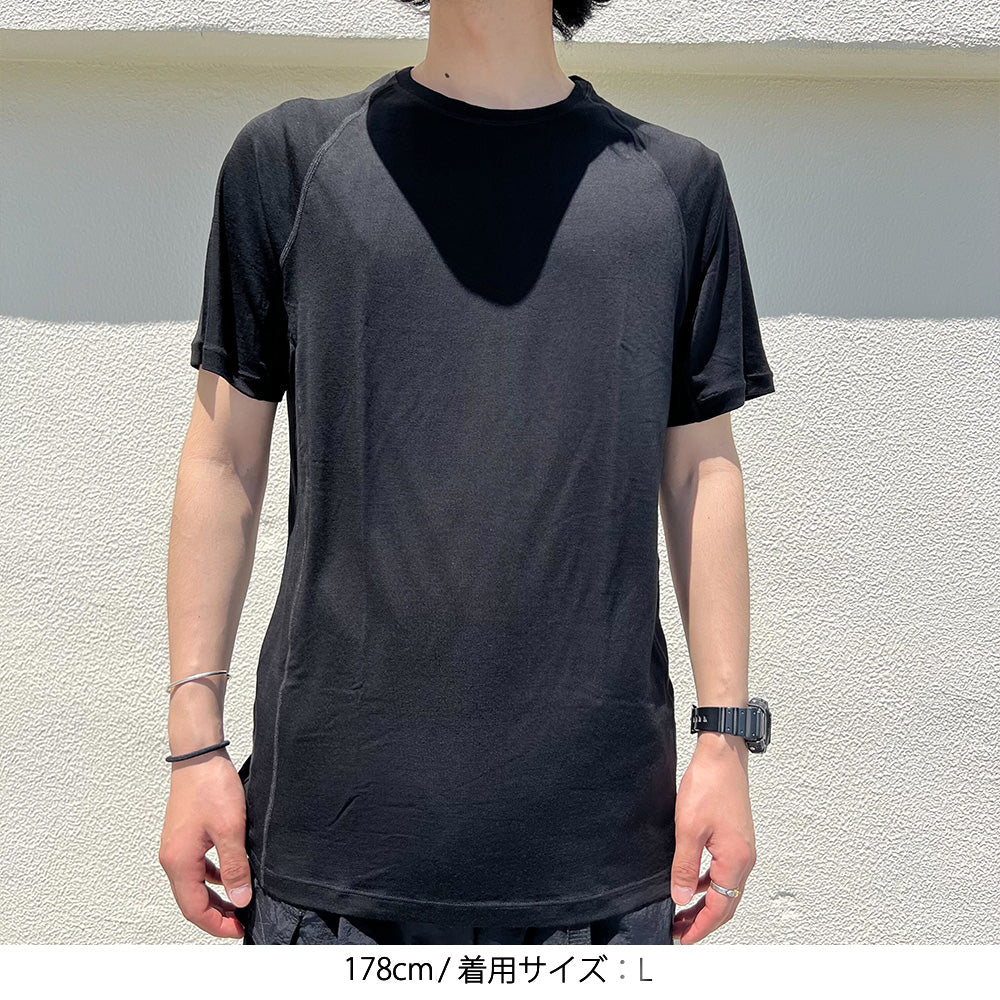 miccar ラグランスリーブTシャツ　サイズ38 ブラック マイクロ ラグラン ティーシャツ – BAMBOO SHOOTS ONLINE