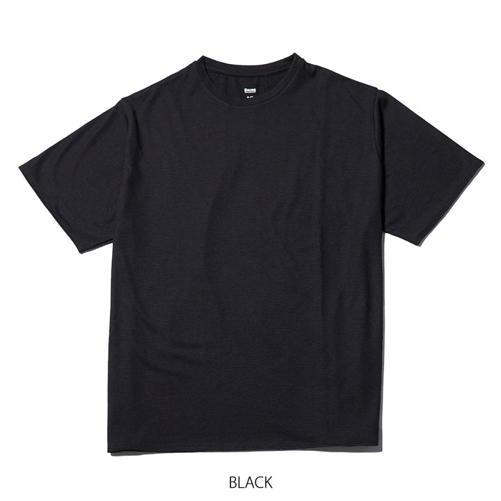 【BATONER】nariwai別注　リネンTシャツ ブラック【size:3】 0431142065181cl_05?$VS_1500$