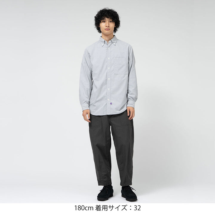 2025春夏】リップストップワイドクロップドフィールドパンツ 2025春夏】リップストップワイドクロップドフィールドパンツ