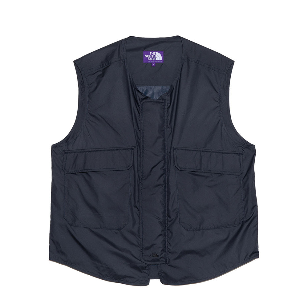 MEAN. ベスト UN3D. - FRONT ZIP KT VEST / フロントジップニットベスト