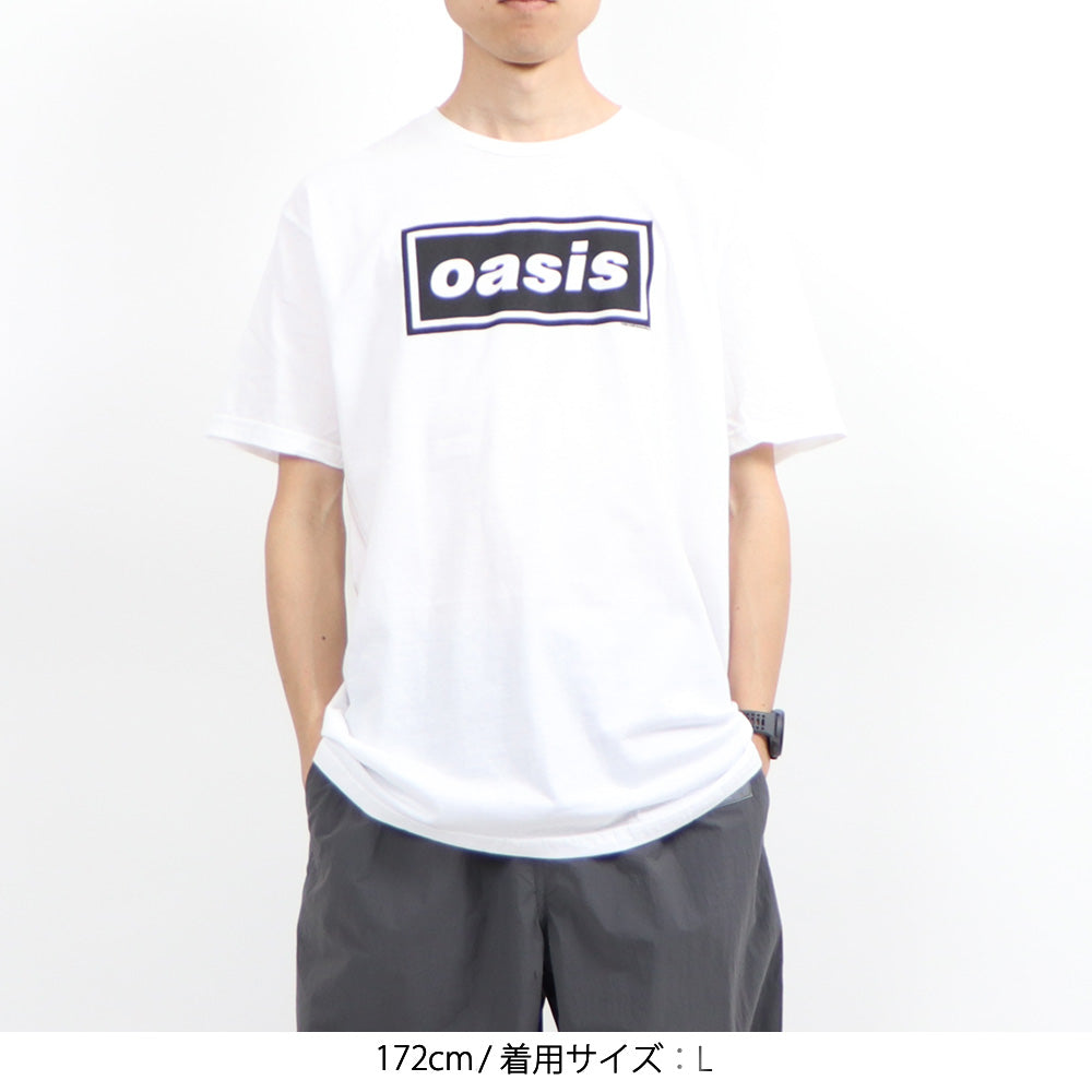 【公式購入品】oasis デッカロゴTシャツ ホワイト Mサイズ 公式購入品】oasis デッカロゴTシャツ ホワイト Mサイズ - メルカリ