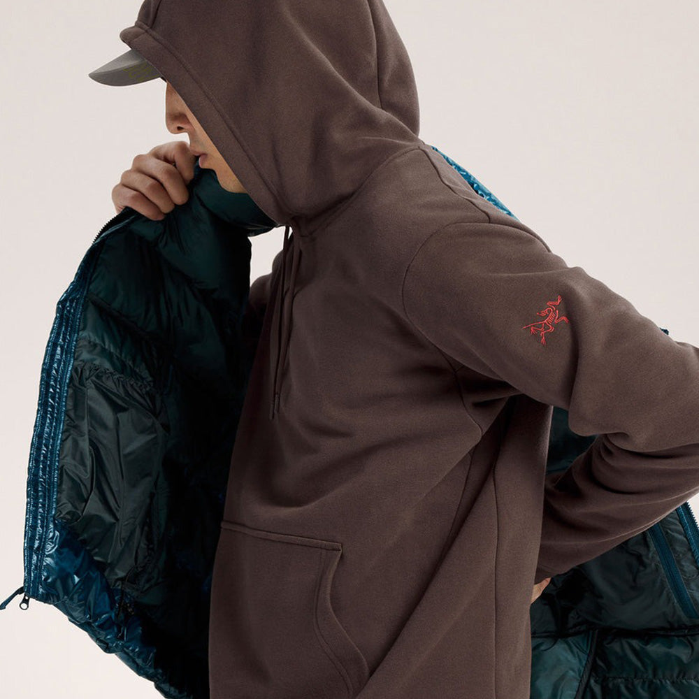 【2025秋冬】エンブレム フリース フーディー メンズ