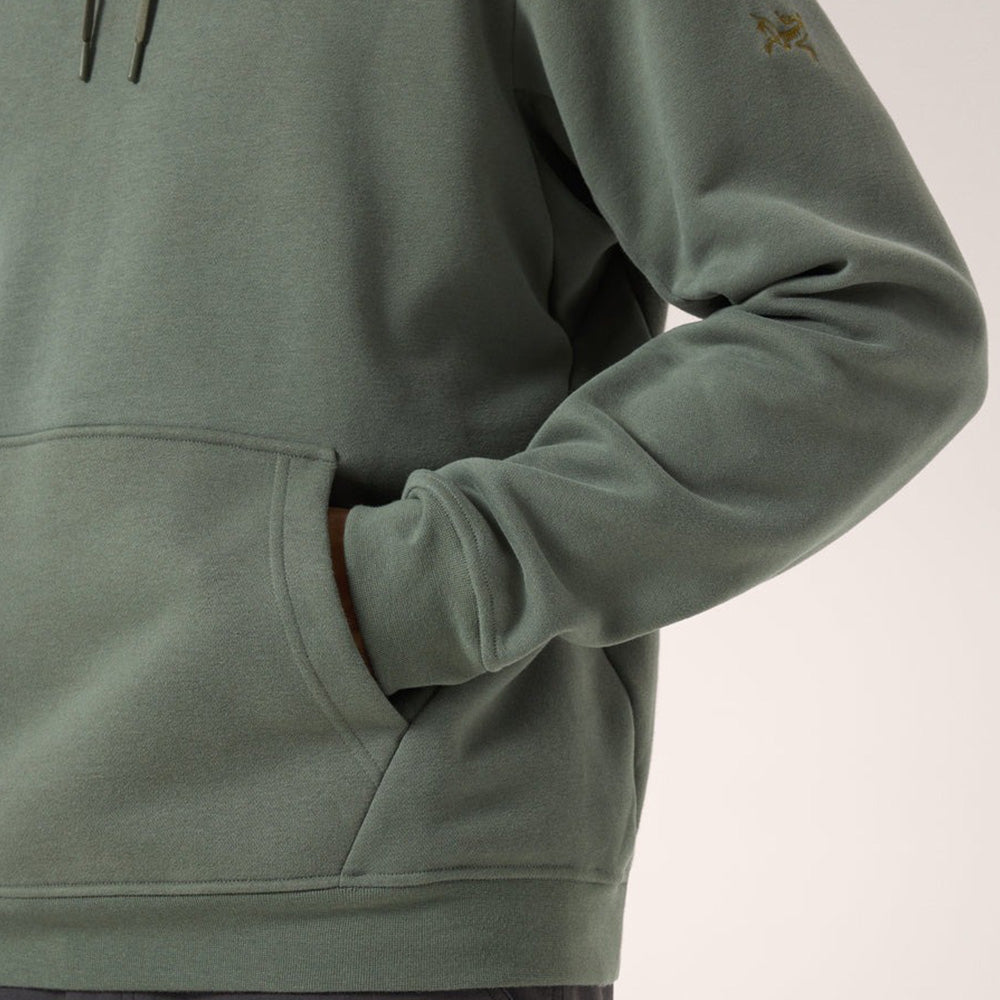 【2025秋冬】エンブレム フリース フーディー メンズ