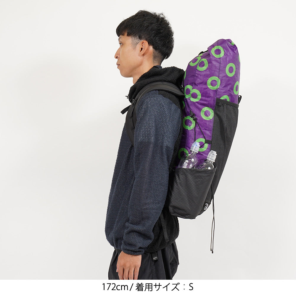 プリンテッド ダイニーマ 30L カーブ フレームレス