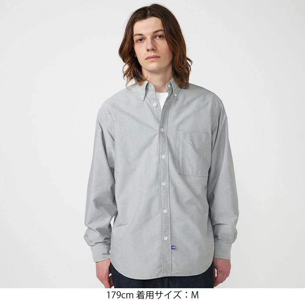 定番【世界的傑作BD】クラシック フィット ボタンダウン リネン シャツ Gymphlex｜SHORT B.D.SHIRT L/S ショートボタンダウンシャツ