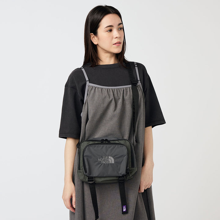 大人気！ノースフェイス/PPL コーデュラナイロンショルダーバッグ 黒 ザ・ノース・フェイス パープルレーベル]コーデュラナイロン