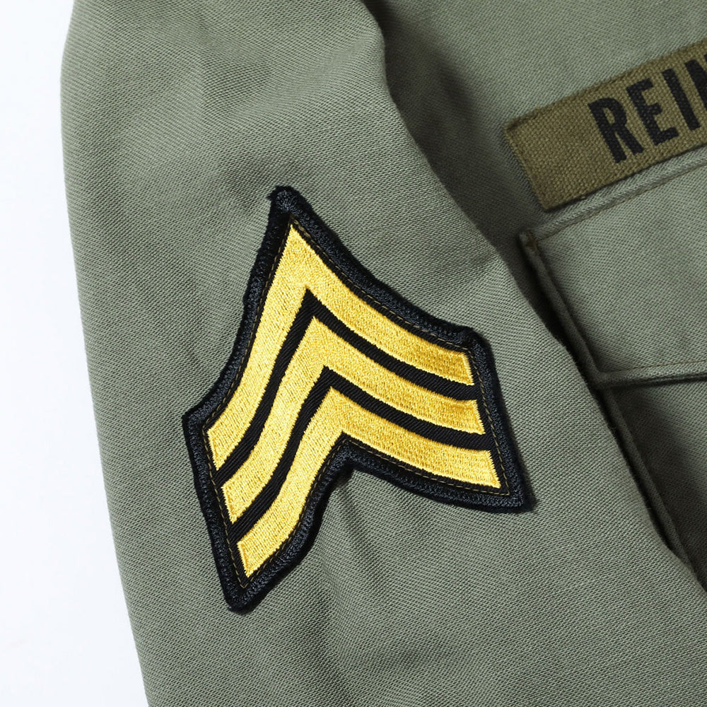 【2025秋冬】SHIRT MAN'S COTTON SATEEN OLIVE GREEN SHADE107 “DEMILITARIZED ZONE”