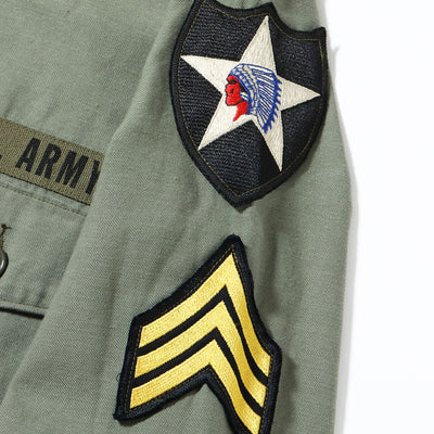 【2025秋冬】SHIRT MAN'S COTTON SATEEN OLIVE GREEN SHADE107 “DEMILITARIZED ZONE”