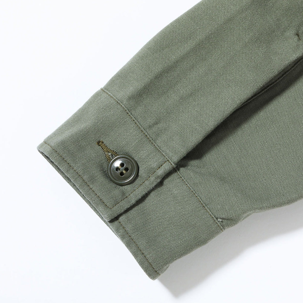 【2025秋冬】SHIRT MAN'S COTTON SATEEN OLIVE GREEN SHADE107 “DEMILITARIZED ZONE”