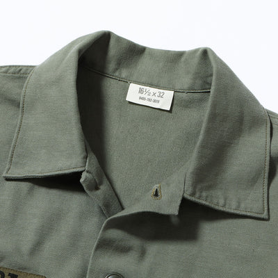 【2025秋冬】SHIRT MAN'S COTTON SATEEN OLIVE GREEN SHADE107 “DEMILITARIZED ZONE”