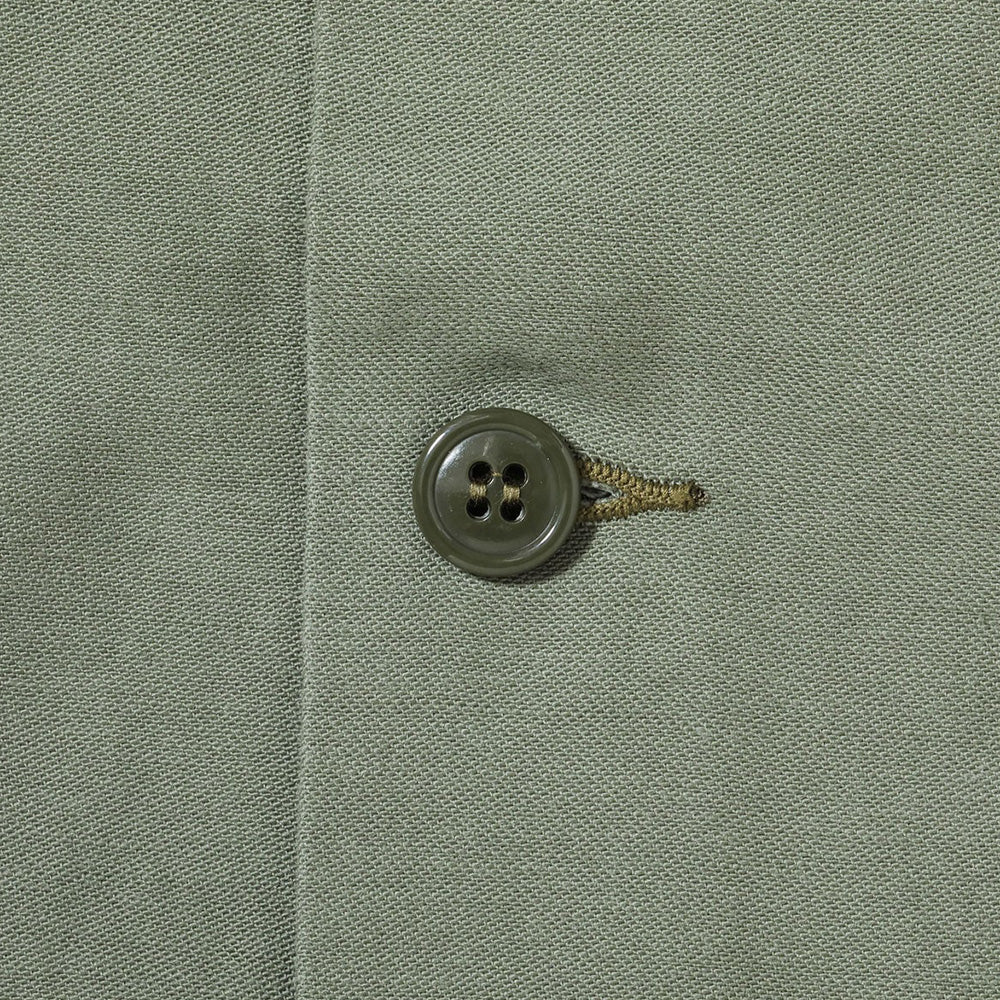 【2025秋冬】SHIRT MAN'S COTTON SATEEN OLIVE GREEN SHADE107 “DEMILITARIZED ZONE”