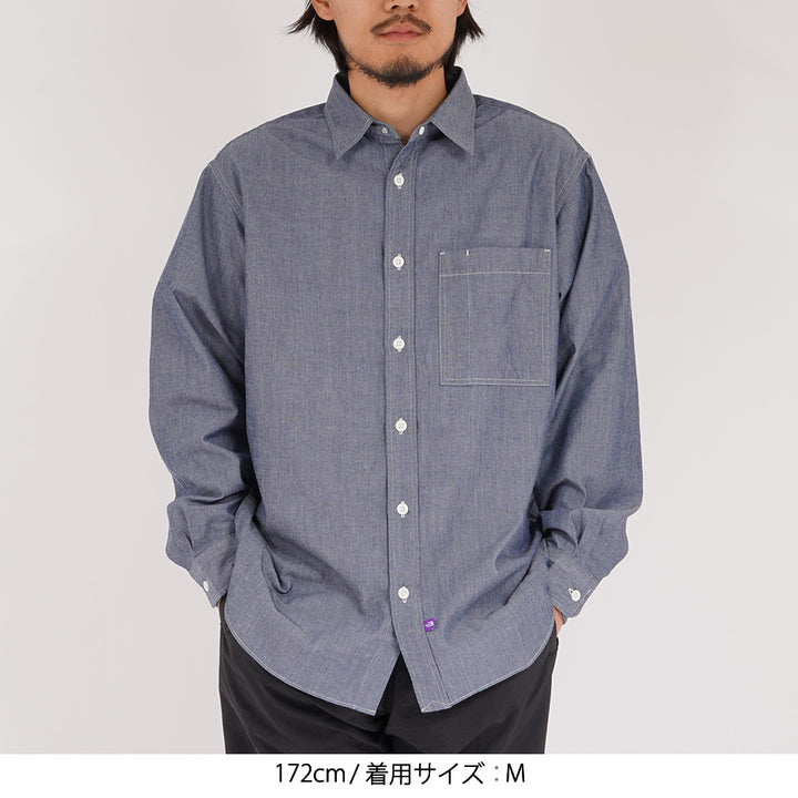 2026春夏】レギュラーカラー シャンブレー フィールド シャツ – BAMBOO