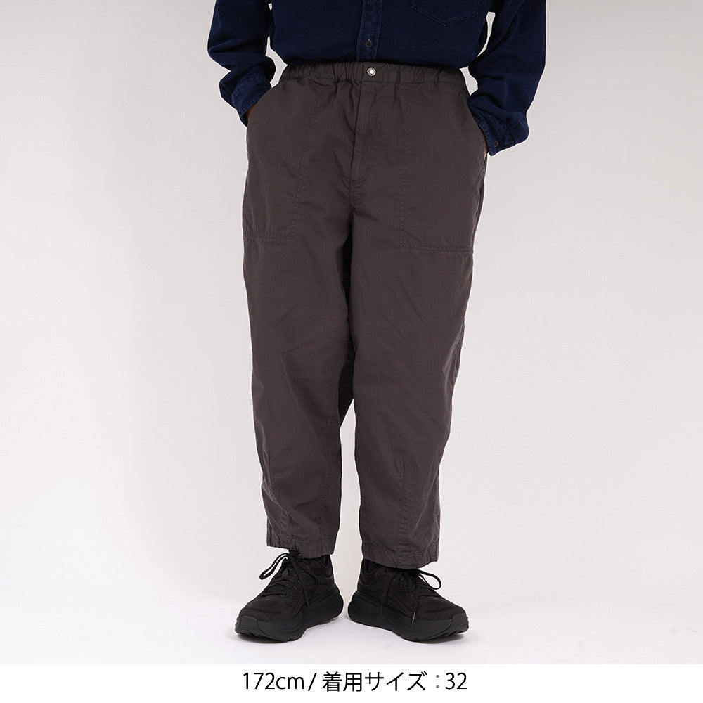 2026春夏】リップストップ ワイド クロップド フィールド パンツ