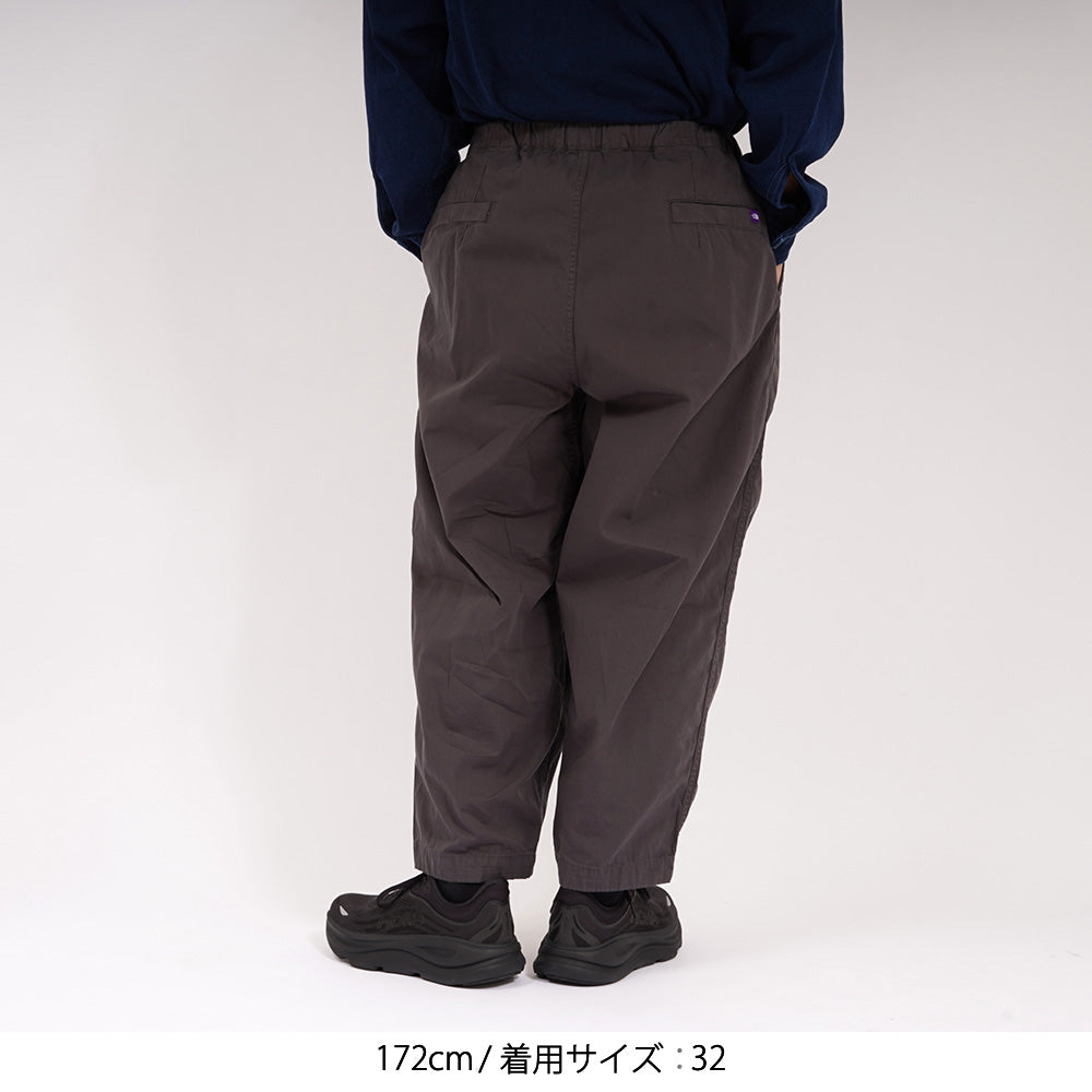 2026春夏】リップストップ ワイド クロップド フィールド パンツ