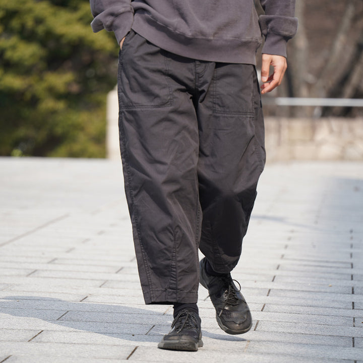 2026春夏】リップストップ ワイド クロップド フィールド パンツ