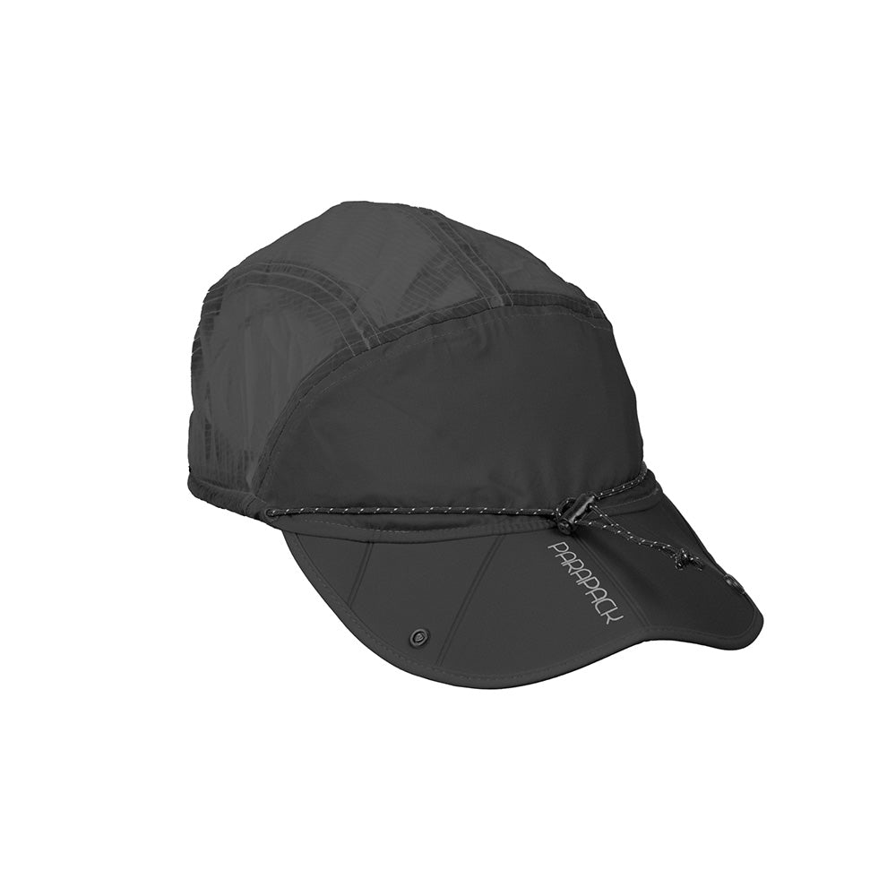 [パラパック]L-キャップ　ジェットブラック P-CAP LIGHT/P-キャップ ライト(JET BLACK)parapack|パラパック