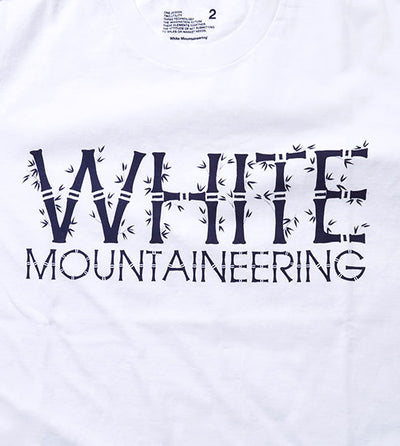 WHITE MOUNTAINEERING ホワイトマウンテニアリング BAMBOOSHOOTS バンブーシュート LOGO Tee プリントTシャツ