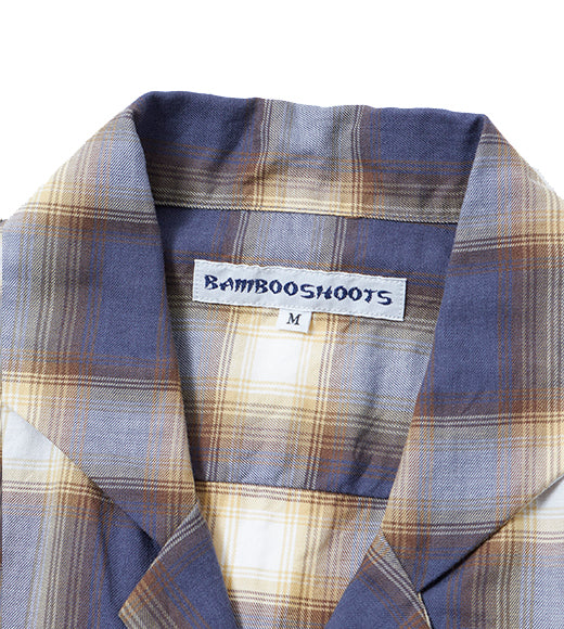 【BAMBOO SHOOTS】OPEN COLLAR SS SHIRT  /  オープンカラーショートスリーブシャツ