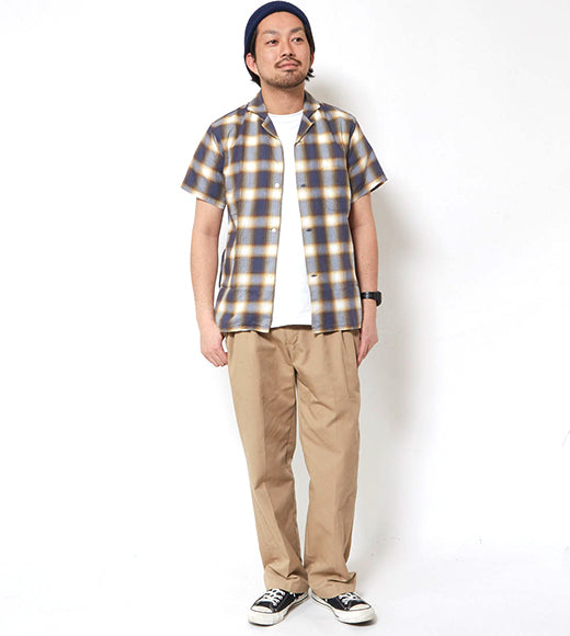 BAMBOO SHOOTS】OPEN COLLAR SS SHIRT / オープンカラーショート