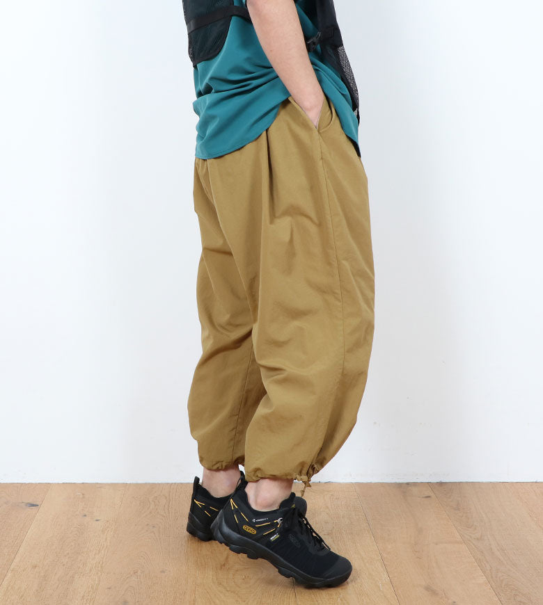 Reft (レフト) ANKLE LENGTH WIDE PANT / アンクル レングス ワイド パンツ 【 ワイド ナイロン パンツ トレイル  キャンプ アウトドア 登山 】 – BAMBOO SHOOTS ONLINE