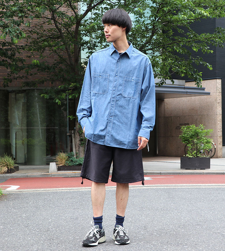 FATIGUE SHORTS-SATIN / ファティーグ ショーツ サテン