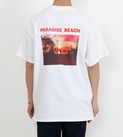 [ BAMBOO SHOOTS ]  PARADISE BEACH  COTTON TEE /  バンブーシュート パラダイス ビーチ コットンティ