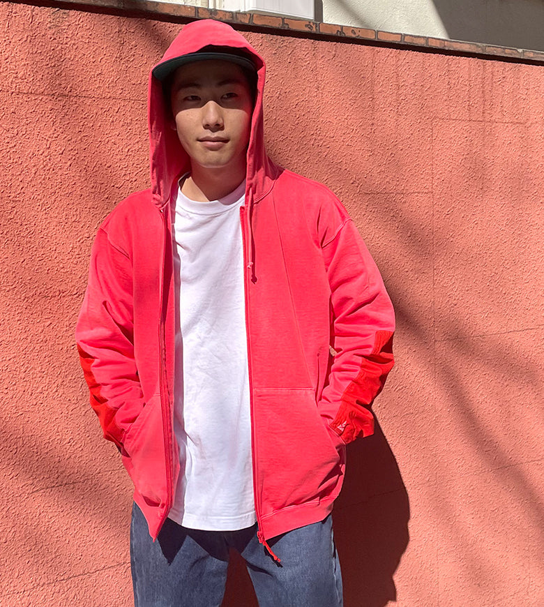 SPR レッドフード　2枚セット BAMBOO SHOOTS(バンブーシュート）ACTIVE FULL ZIP HOODED SWEAT PARKA