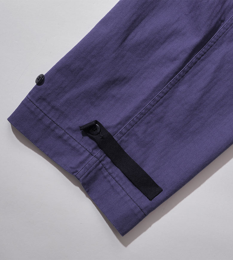 PLEATED FIELD TROUSERS- HERRINGBONE / プリーツ フィールド トラウザー ヘリンボーン