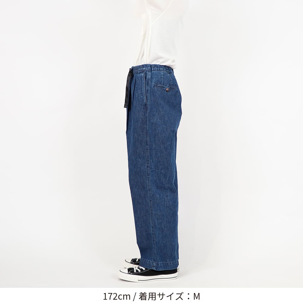 BAMBOO SHOOTS (バンブーシュート）PLEATED DENIM CLIMBING PANTS TYPE 