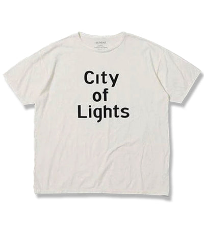 DOWN ON THE CORNER ダウン オン ザ コーナー S/S COTTON HEMP TEE CITY OF LIGHTS コットン ヘンプ Tシャツ 