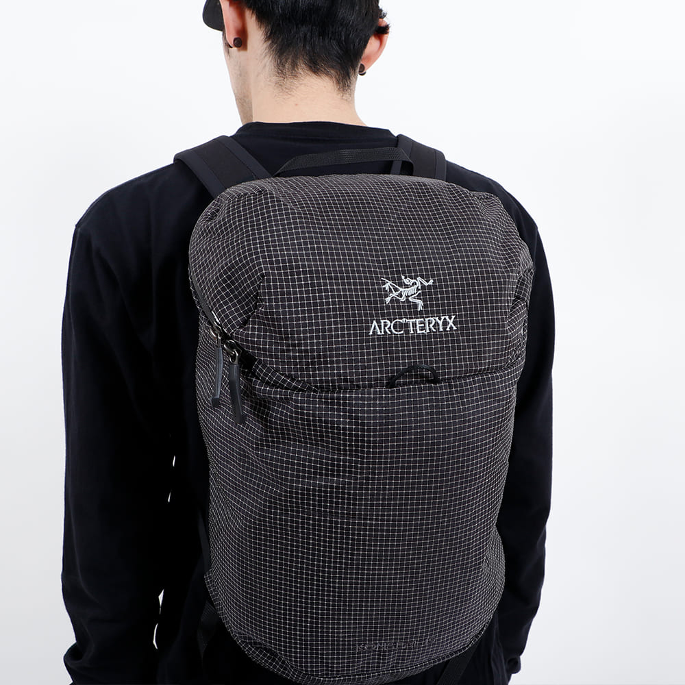 未使用ARC'TERYX KONSEAL 15チェック柄リュック ブラック タグ付きARC