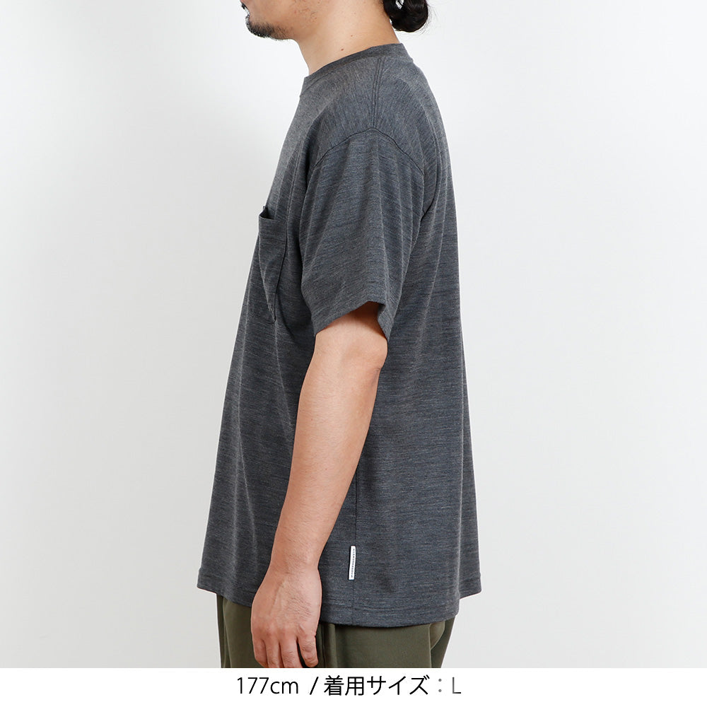 BAMBOO SHOOTS (バンブーシュート) | MERINO WOOL SHORT SLEEVE POCKET