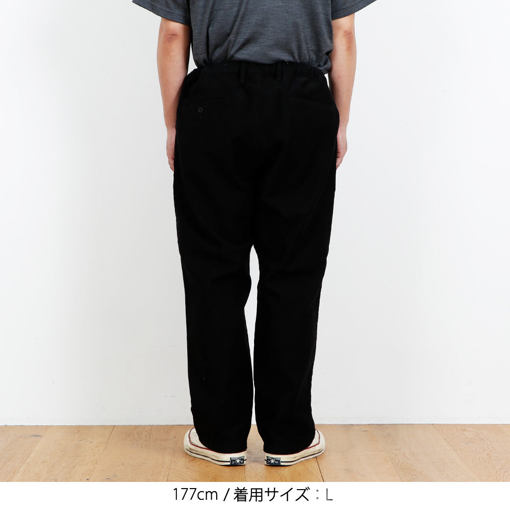 is-ness〉×〈BAMBOO SHOOTS〉ワークパンツ モールスキン