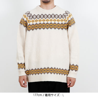 HIKING NORDIC SWEATER ハイキング ノルディックセーター BAMBOO SHOOTS バンブーシュート MOUNTAIN RESEARCH マウンテンリサーチ