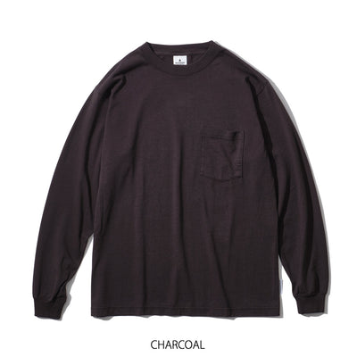 COTTON WOOL L/S POCKET TEE コットンウール ロングスリーブポケットティ BAMBOO SHOOTS バンブーシュート