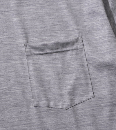 MERINO WOOL SHORT SLEEVE POCKET T-SHIRT / メリノ ウール ショート スリーブ ポケット ティーシャツ